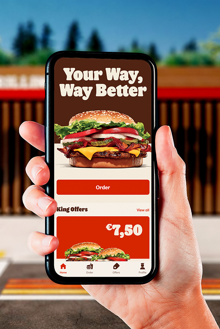 Burger King mobilā lietotne