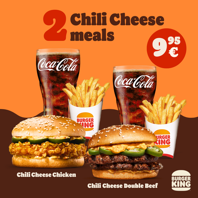 2 Chili Cheese meals campaign image